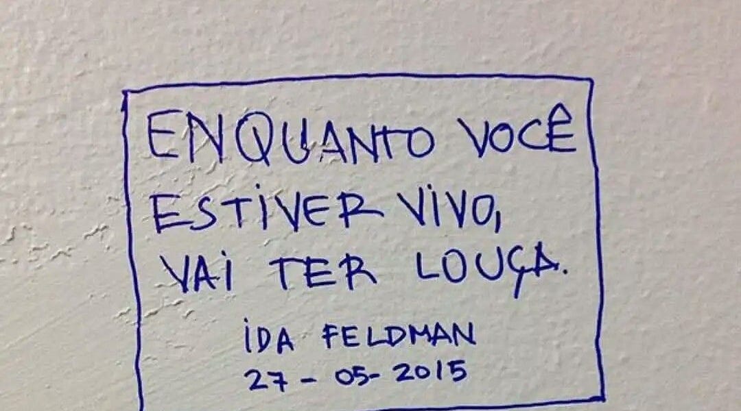enquanto você estiver vivo, vai ter louça